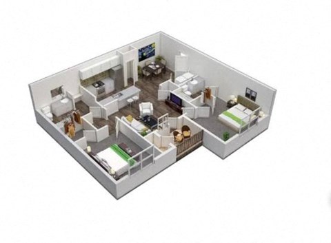 3001 Peach blossom Drive 1-3 Beds Apartment for Rent - Photo Gallery 22